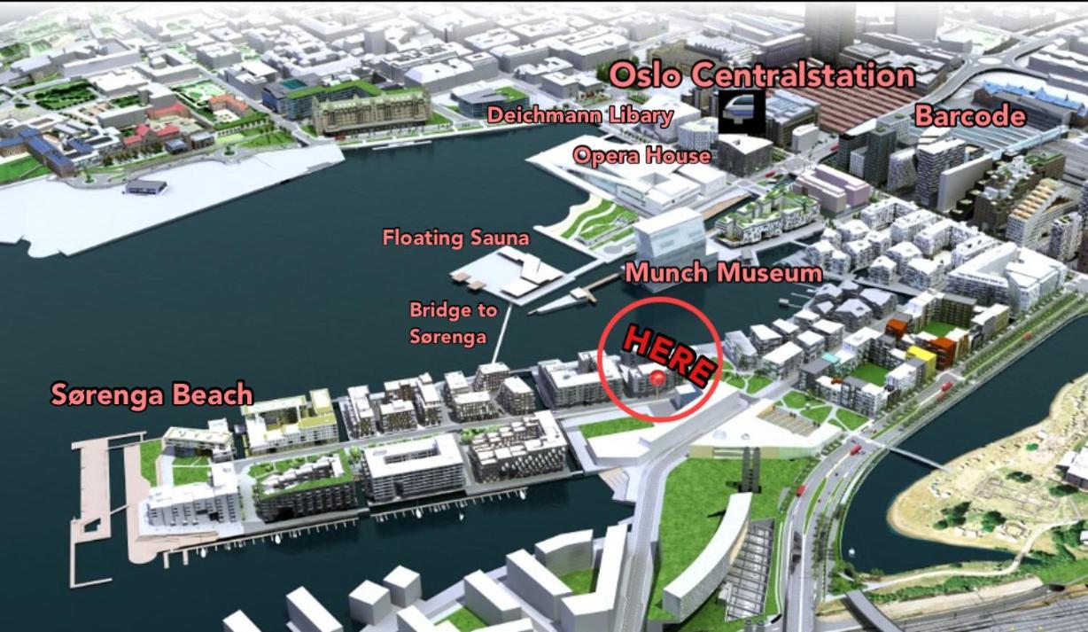 Sorenga Opera, Munch, Fjord & - Walking Distance From Centralstation Appartement